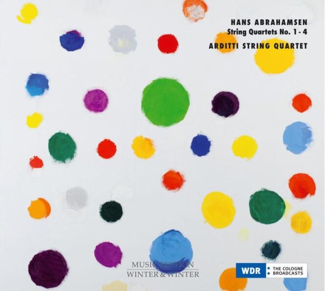 Pochette de l’album « Hans Abrahamsen,  Quatuors à cordes n° 1 à 4 » du Quatuor Arditti.
