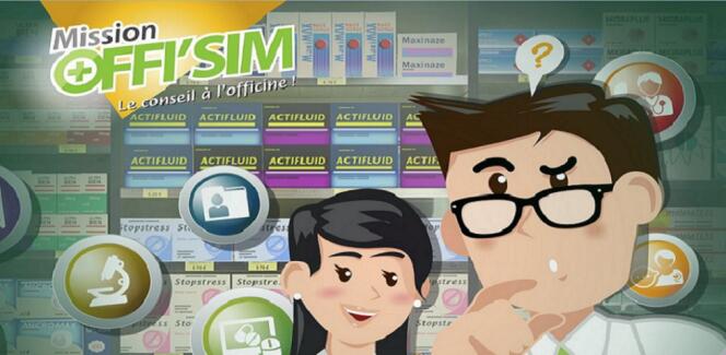 Le jeu sérieux « Mission Offi’Sim » propose une quarantaine de scénarios mettant en scène des patients en quête d’un médicament délivré sans ordonnance.