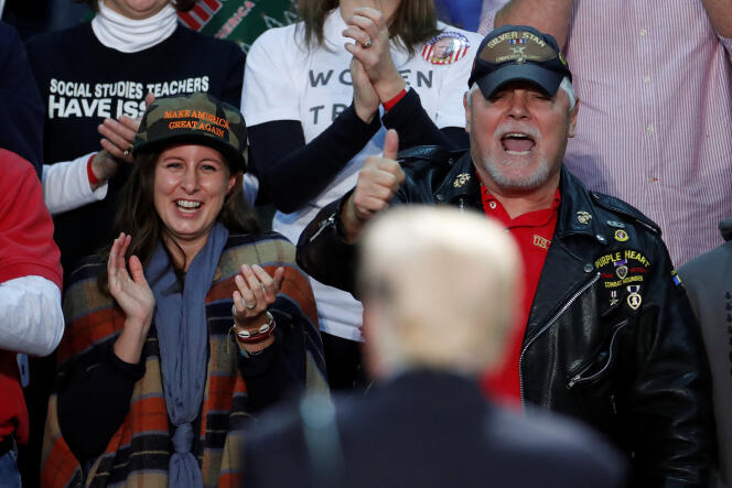 Supporters de Donald Trump lors de son meeting à Pensacola (Floride), le 8 décembre.