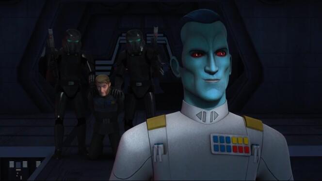 Le Grand Amiral Thrawn, transfuge de l’univers étendu de George Lucas récemment réhabilité par Disney.