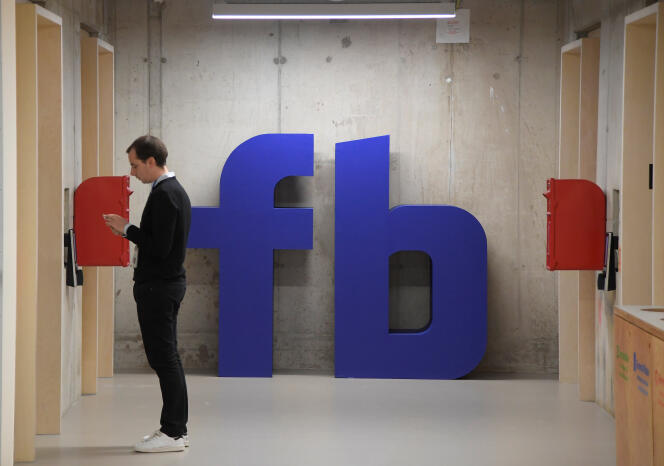 Au siège social britannique de Facebook, à Londres, le 4 décembre.