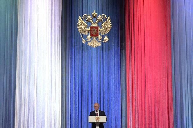 Vladimir Poutine, le 14 décembre à Moscou.