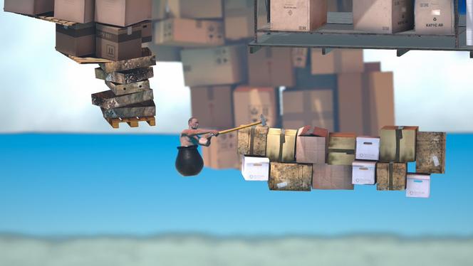 On A Teste Getting Over It Jeu D Escalade Absurde Et Introspectif