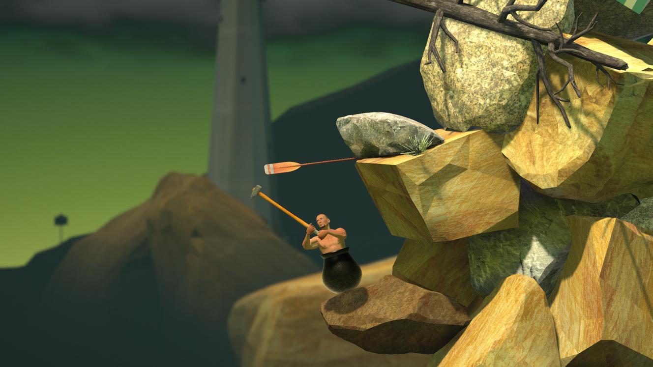 On a testé… « Getting Over It », jeu d’escalade absurde et introspectif