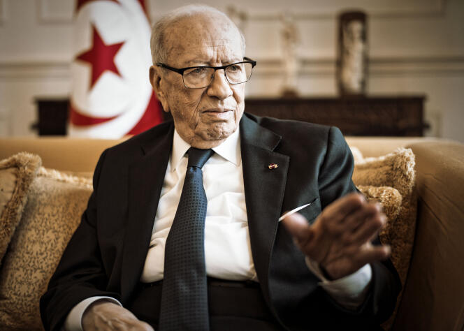Béji Caïd Essebsi, à Paris, le 14 décembre.
