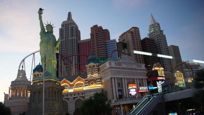 Le Las Vegas Strip, devant l’hôtel New York New York, le 11 novembre.