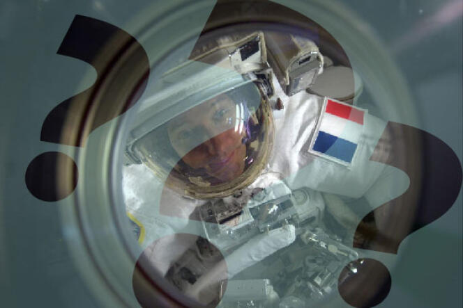 L’astronaute français Thomas Pesquet à bord de la station spatiale internationale, le 13 janvier 2017.