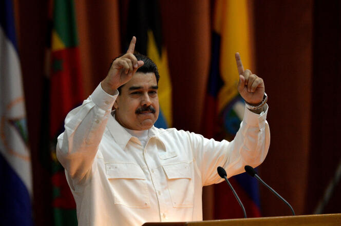 Le président vénézuélien Nicolas Maduro, le 14 décembre 2017.