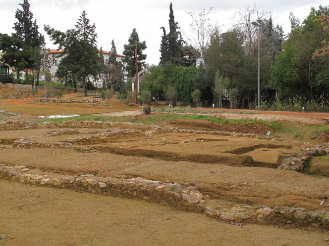 Le site du Lycée d’Aristote, à Athènes, aujourd’hui.