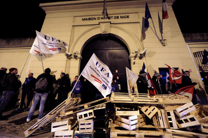 Le 15 janvier, 139 des 188 centres pénitentiaires de France ont été touchés « à des degrés divers » par le mouvement de prortestation.