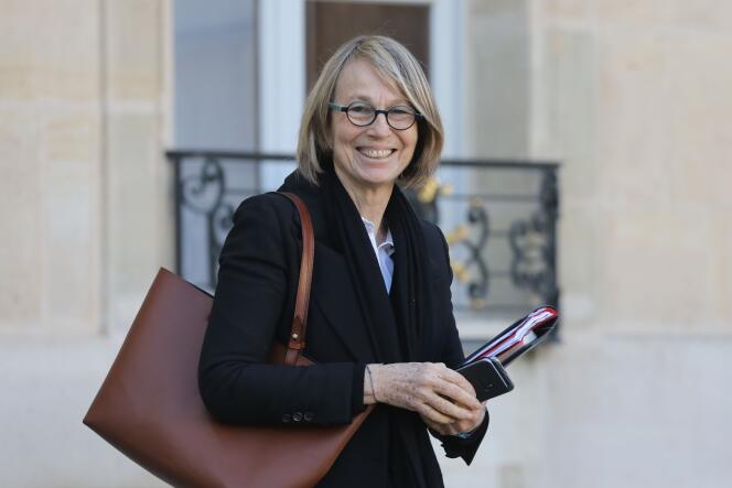 Françoise Nyssen, la ministre de la culture, le 17 janvier à Elysée.