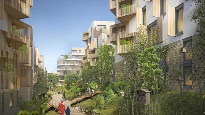 Le futur quartier Maille Horizon-Nord de Noisy-le-Grand (Seine-Saint-Denis).