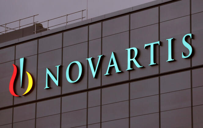L’enseigne d’une usine Novartis en Suisse.