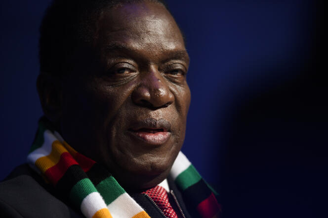 Emmerson Mnangagwa a succédé à Robert Mugabe en novembre à la suite d’un coup de force militaire.