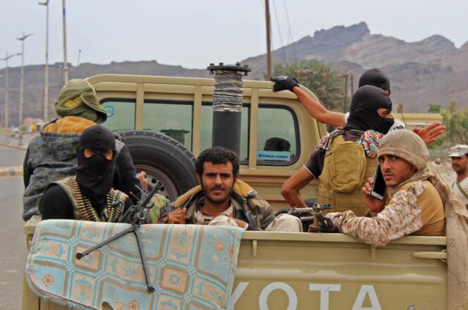 Des soldats séparatistes à Aden.