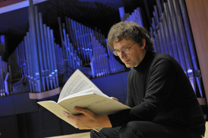 Le compositeur Thierry Escaich à l’Auditorium de Lyon  en 2012.