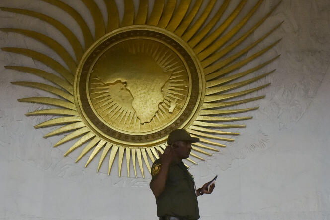 Au siège de l’Union africaine, à Addis-Abeba, le 27 janvier 2018.
