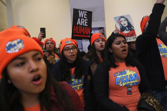 Des militants pro-immigration, le 7 février à Washington.