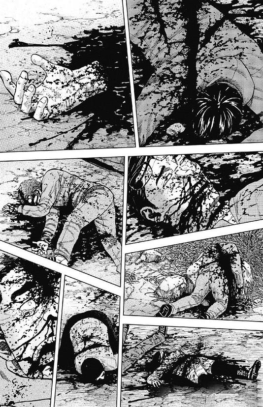 Planche de "Monkey Peak" de Koji Shinasaka et Akihiro Kumeta / Editions Komikku