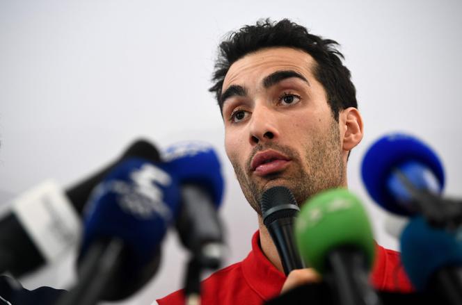 Martin Fourcade, à Pyeongchang (Corée du Sud), le 8 février 2018. 