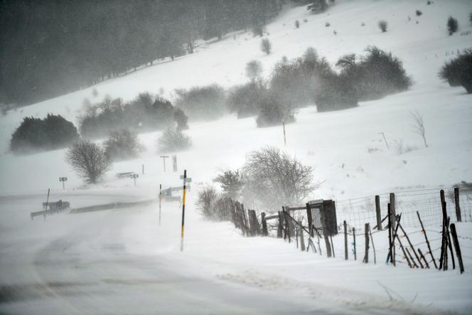 A Isaba, dans les Pyrénées, dans le nord de l’Espagne, le 8 février 2018.