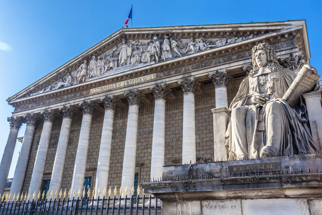 Le palais Bourbon à Paris, qui abrite l’Assemblée nationale, pris en photo le 8 septembre 2016.