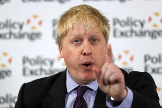 Boris Johnson à Londres, le 14 février.