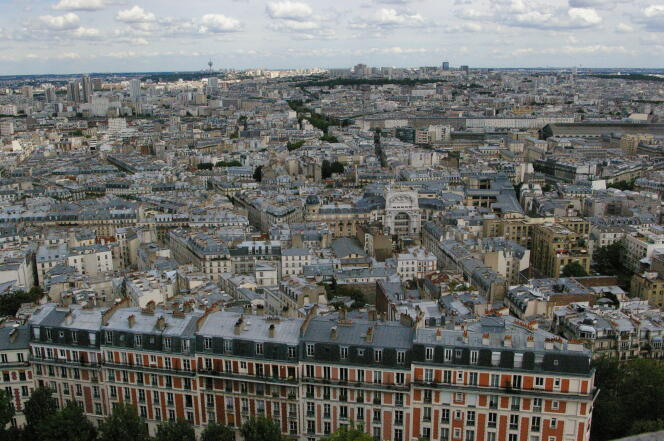 Paris, vu depuis la basilique du Sacré-Cœur de Montmartre.
