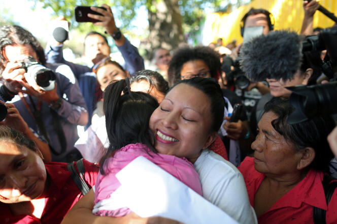 Teodora del Carmen Vasquez a été libérée le 15 février après avoir passé 11 ans en prison pour une fausse couche, au Salvador.