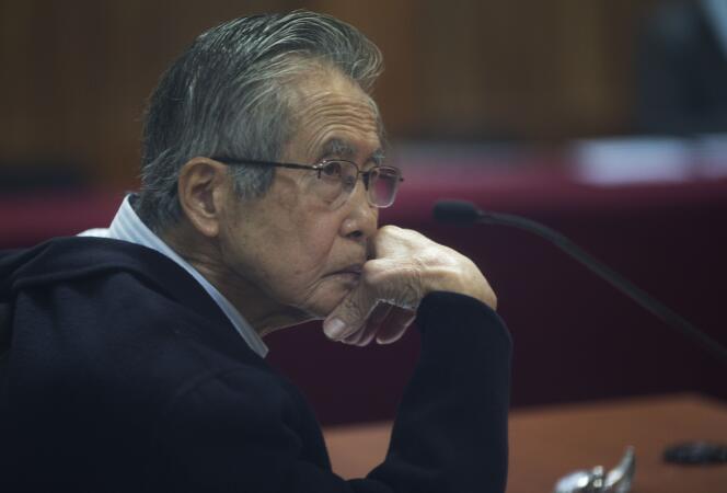 L’ex-président péruvien Alberto Fujimori le 28 juin 2016.