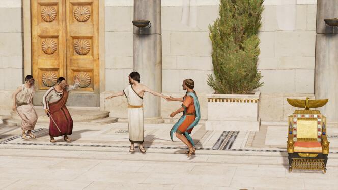 Une danse égyptienne, selon une libre interprétation d’Ubisoft.