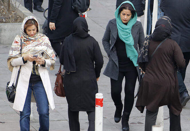 Des Iraniennes dans les rues de Téhéran, le 7 février.
