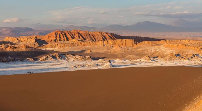 Vue du désert d’Atacama.