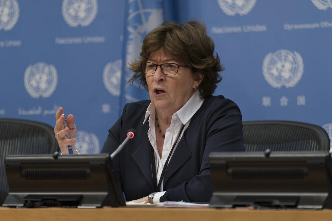 Louise Arbour, représentante spéciale de l’ONU pour les migrations internationales.