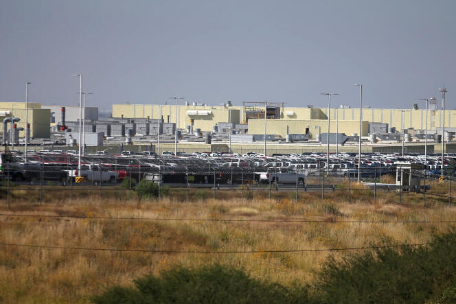 L’usine General Motors à Silao, dans l’Etat de Guanajuato (centre du Mexique), en novembre 2017.