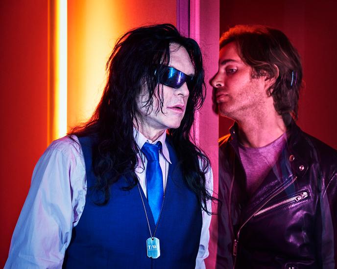 Tommy Wiseau (à gauche) et Greg Sestero, le 16 février à Paris.