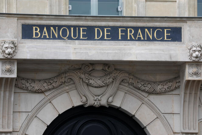 Façade de la Banque de France, à Paris.