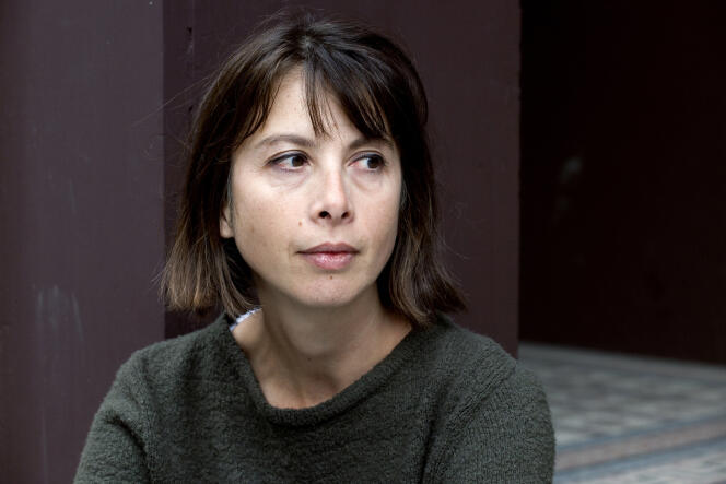 Nathalie Quintane, à Paris, en 2010.
