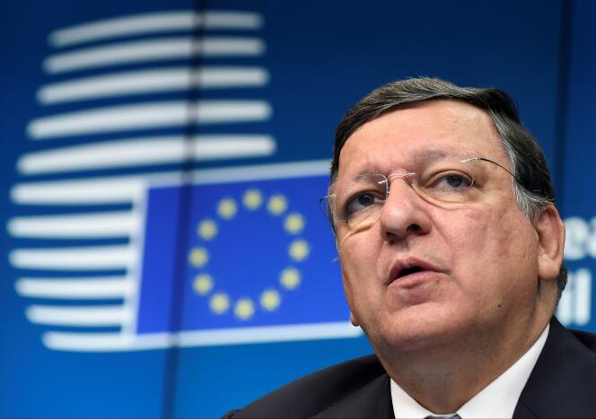 José Manuel Barroso à Bruxelles, en août 2014.