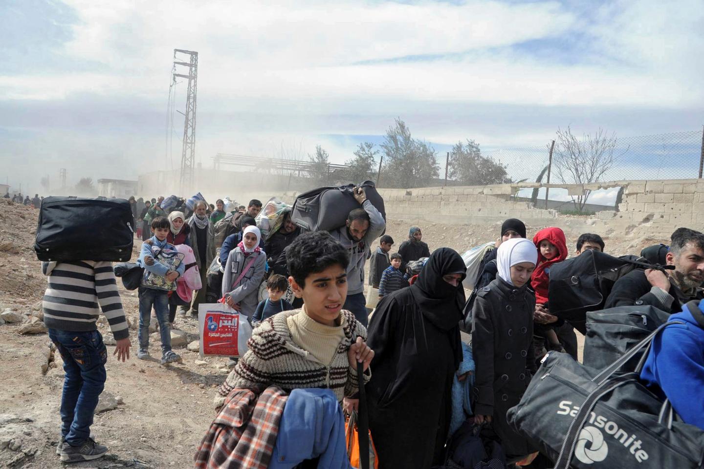 Syrie : l’exode des civils de la Ghouta orientale sous les bombes
