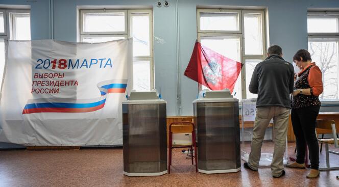 Les Russes inscrits sur les listes électorales au 1er janvier commenceront à voter à 8 heures (heure locale), le 18 mars.