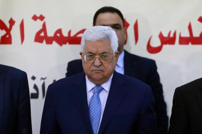 Le président de l’Autorité palestinienne Mahmoud Abbas, le 1er mars à Ramallah (Cisjordanie).