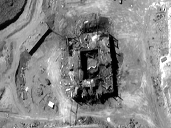 Le réacteur d’Al-Kibar après sa destruction sur une photo non datée fournie par les autorités américaines.