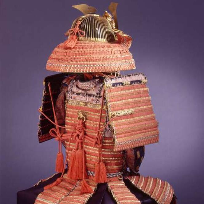 Armure de samouraï aux armoiries de la famille Ando, époque Edo, vers 1850.