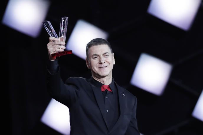 Etienne Daho lors des 33es Victoires de la musique à La Seine musicale à Boulogne-Billancourt, en février 2018.