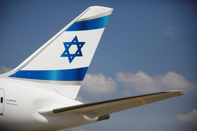 Avion de la compagnie El Al à l’aéroport Ben Gourion de Tel-Aviv, en août 2017.