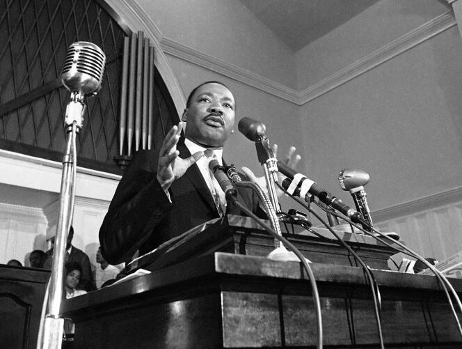 Martin Luther King à Atlanta en 1960.