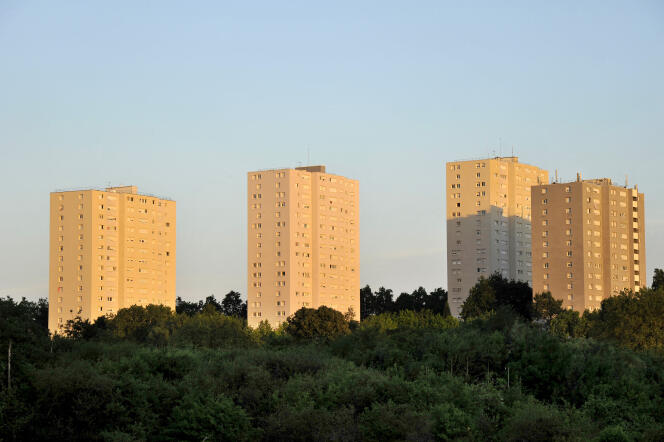 Immeubles HLM du quartier Port-Boyer, à Nantes.