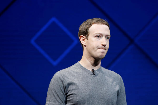 Mark Zuckerberg, le fondateur de Facebook, à San José (Californie), en avril 2017.