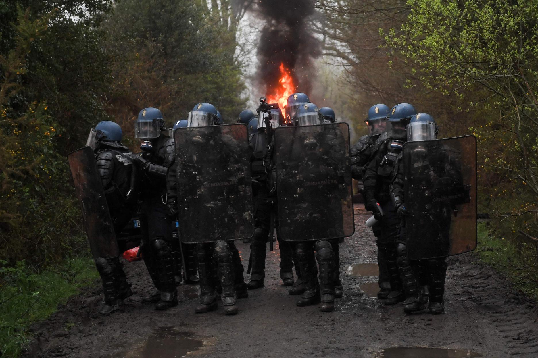 NotreDamedesLandes le démantèlement de la ZAD en images